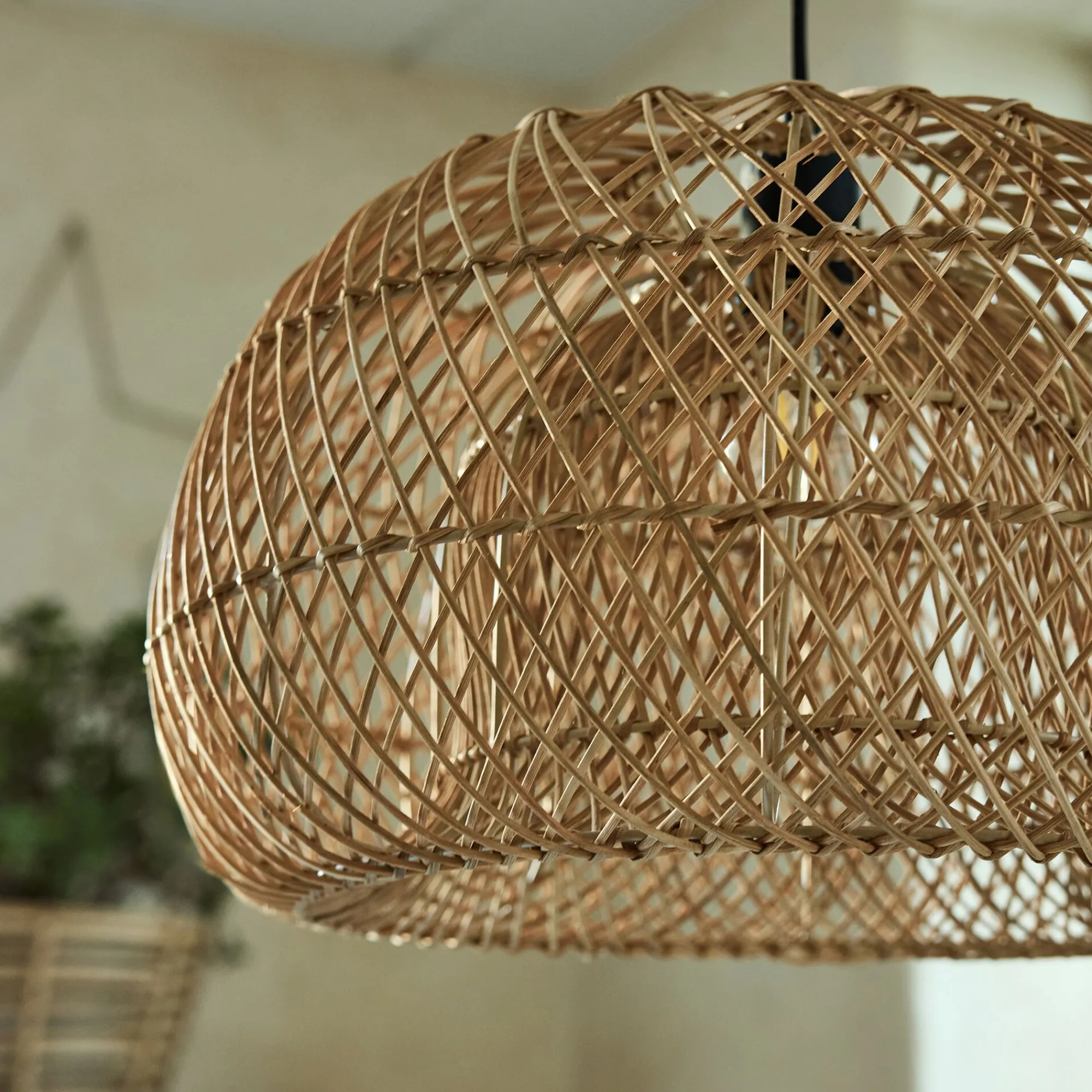 alinea Suspension Naturelle|Suspension Non-Électrifiée*Suspension non électrifiée en rotin D50cm - Naturel