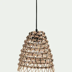 alinea Lustre|Suspension Naturelle*Suspension non électrifiée en fibre de palmier - H22xD24cm Naturel