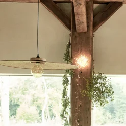 alinea Lustre De Salle À Manger|Lustre*Suspension non électrifiée en rabane - D80cm Naturel