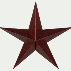 alinea Suspension De Noël*Suspension étoile en papier H30cm - Rouge