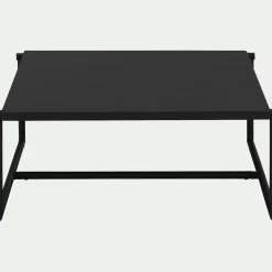 alinea Table Basse Exterieur*Table basse de jardin carrée en aluminium - Noir