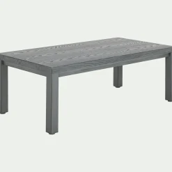 alinea Table Basse Exterieur*Table basse de jardin rectangulaire en aluminium - Gris