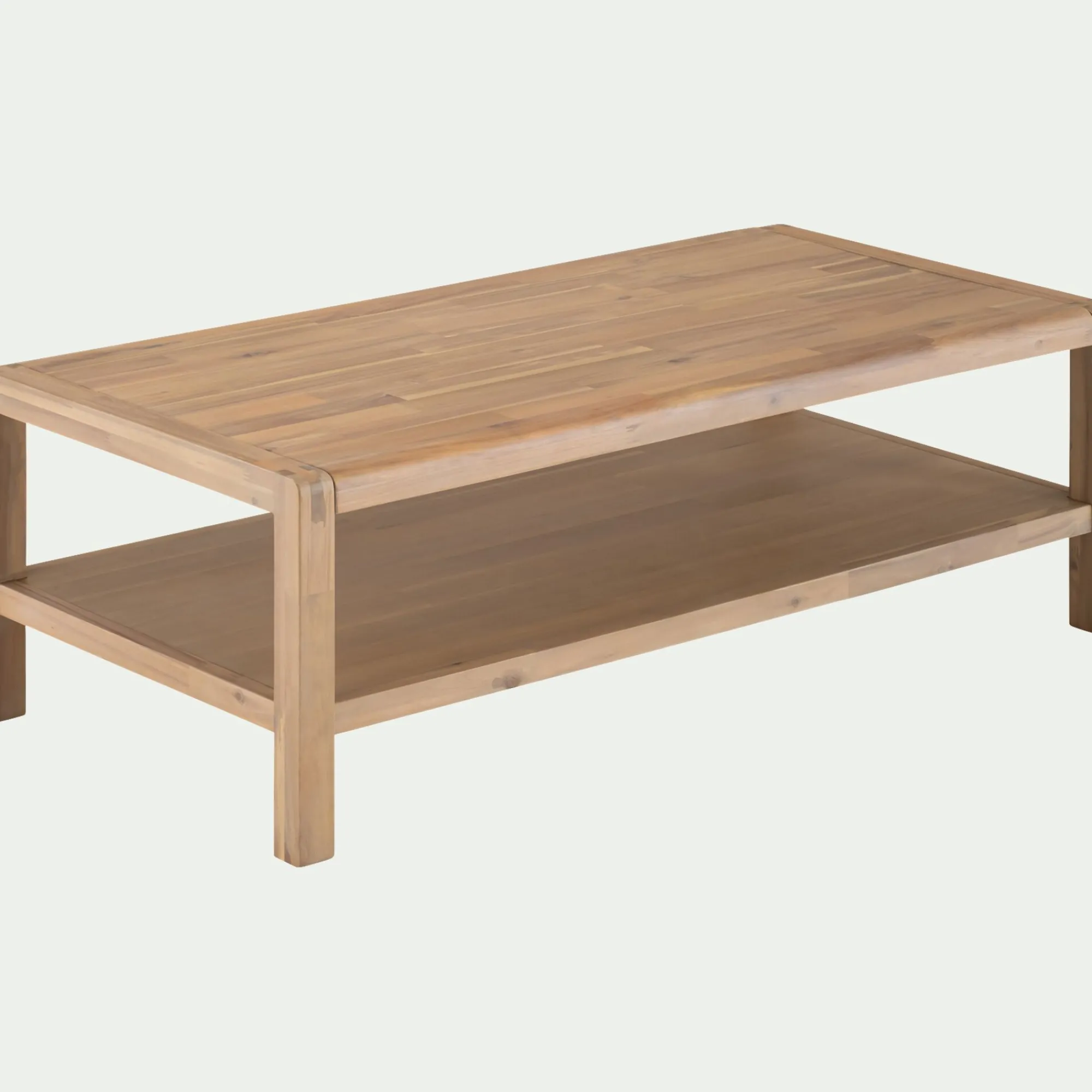 alinea Table Basse*Table basse en acacia - Bois clair