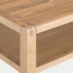 alinea Table Basse*Table basse en acacia - Bois clair
