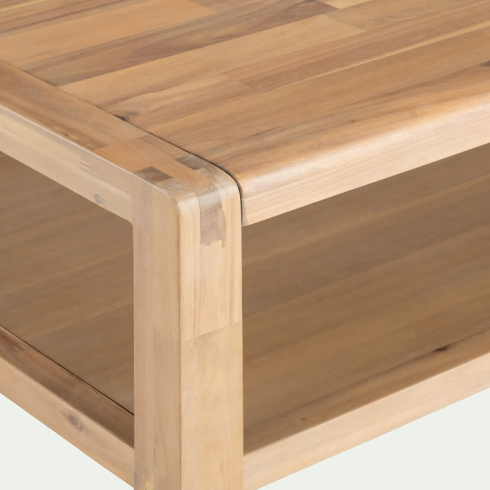 alinea Table Basse*Table basse en acacia - Bois clair