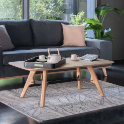 alinea Table Basse*Table basse plaquée chêne Bois clair