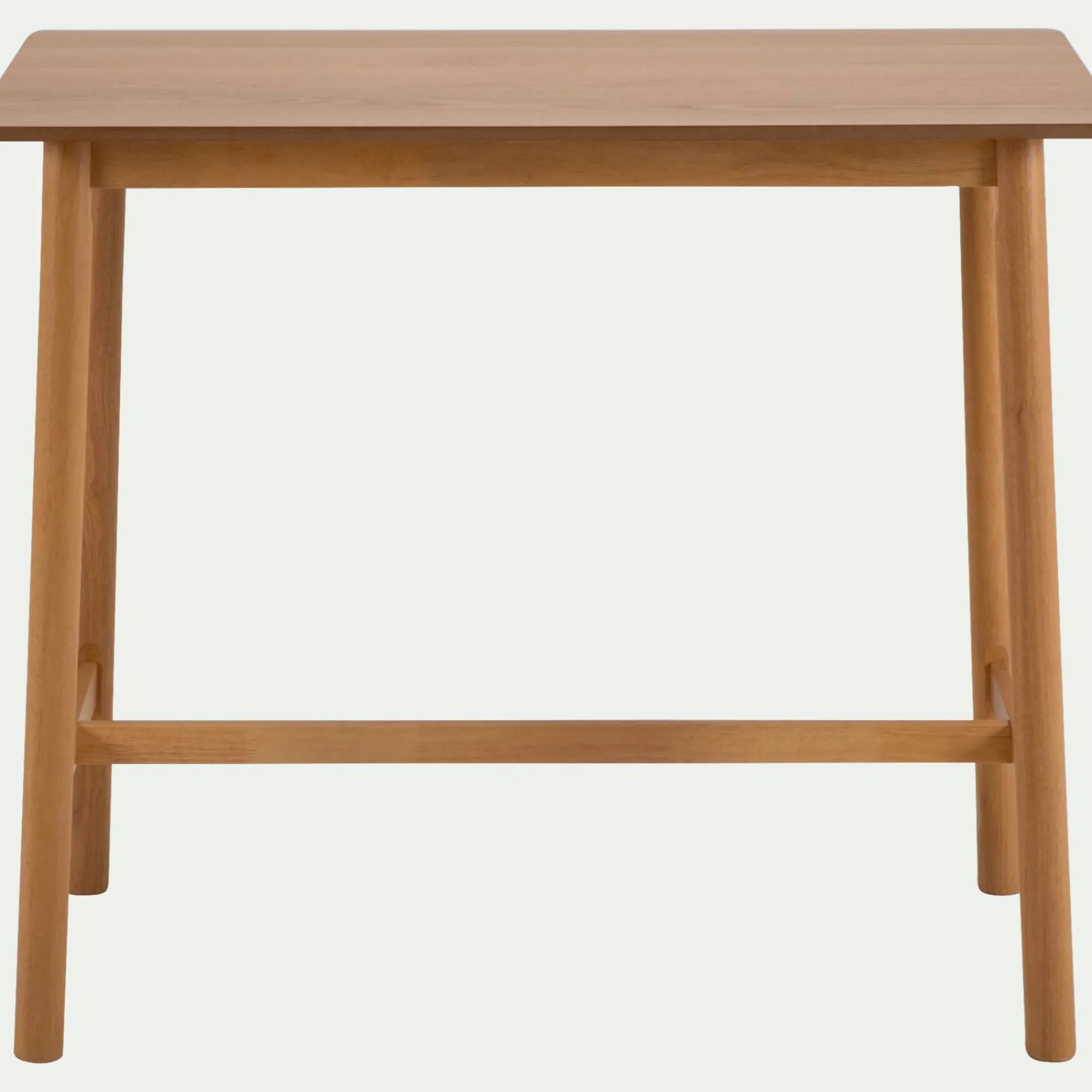alinea Table Haute Et Bar|Table De Salle À Manger*Table haute rectangulaire en chêne et hévéa - (6 places) Bois clair