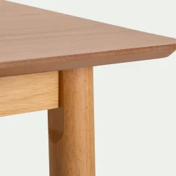 alinea Table Haute Et Bar|Table De Salle À Manger*Table haute rectangulaire en chêne et hévéa - (6 places) Bois clair