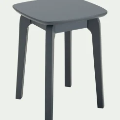 alinea Table De Chevet|Tabouret*Tabouret bas en bois d'hévéa H45cm - restanque Gris