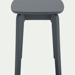 alinea Table De Chevet|Tabouret*Tabouret bas en bois d'hévéa H45cm - restanque Gris