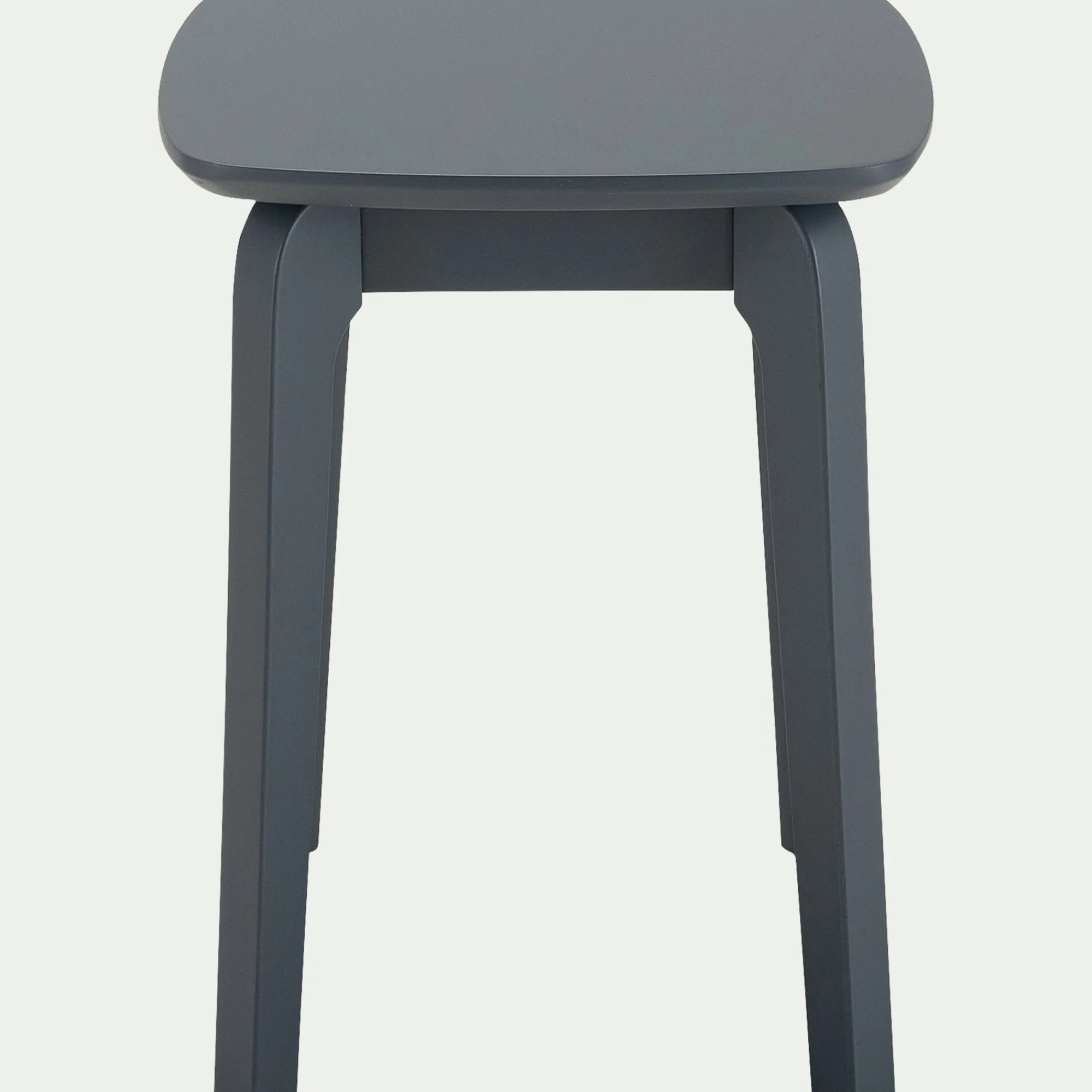 alinea Table De Chevet|Tabouret*Tabouret bas en bois d'hévéa H45cm - restanque Gris