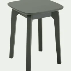 alinea Table De Chevet|Tabouret*Tabouret bas en bois d'hévéa H45cm - cèdre Vert