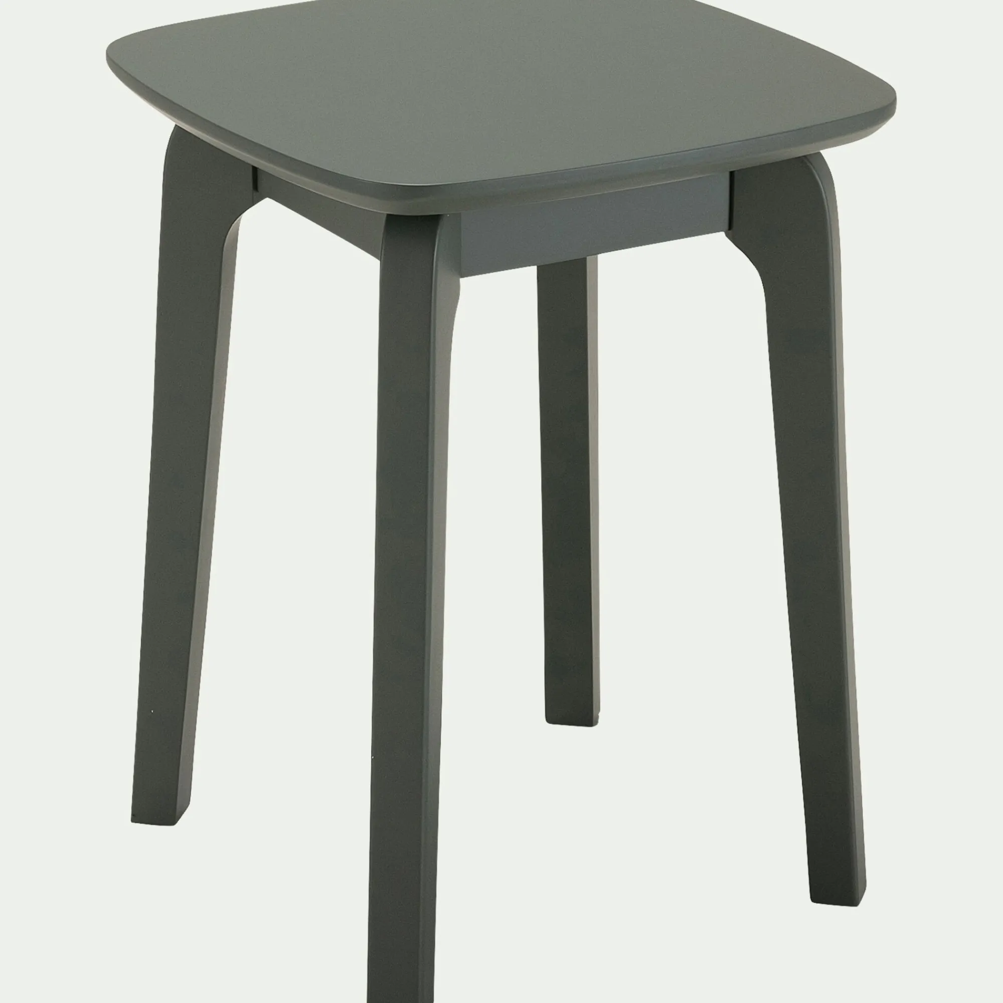 alinea Table De Chevet|Tabouret*Tabouret bas en bois d'hévéa H45cm - cèdre Vert