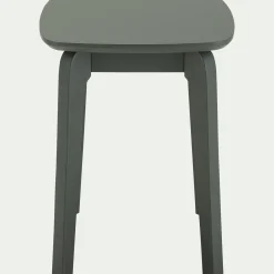 alinea Table De Chevet|Tabouret*Tabouret bas en bois d'hévéa H45cm - cèdre Vert