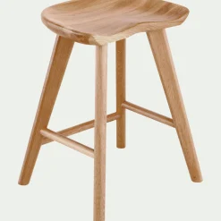 alinea Tabouret*Tabouret bas en chêne massif H49cm - naturel Bois clair