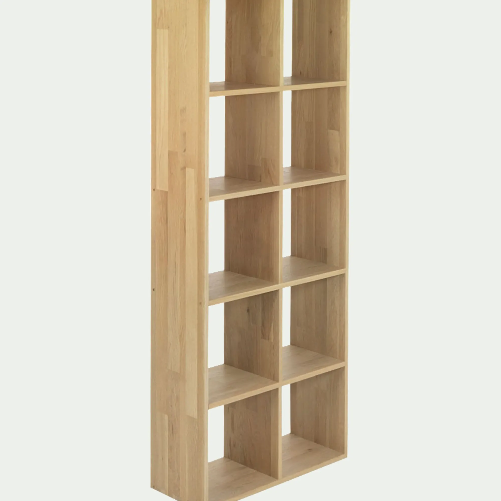 alinea Rangement À Composer|Bibliothèque Et Étagère*Étagère 10 cases en chêne Bois clair