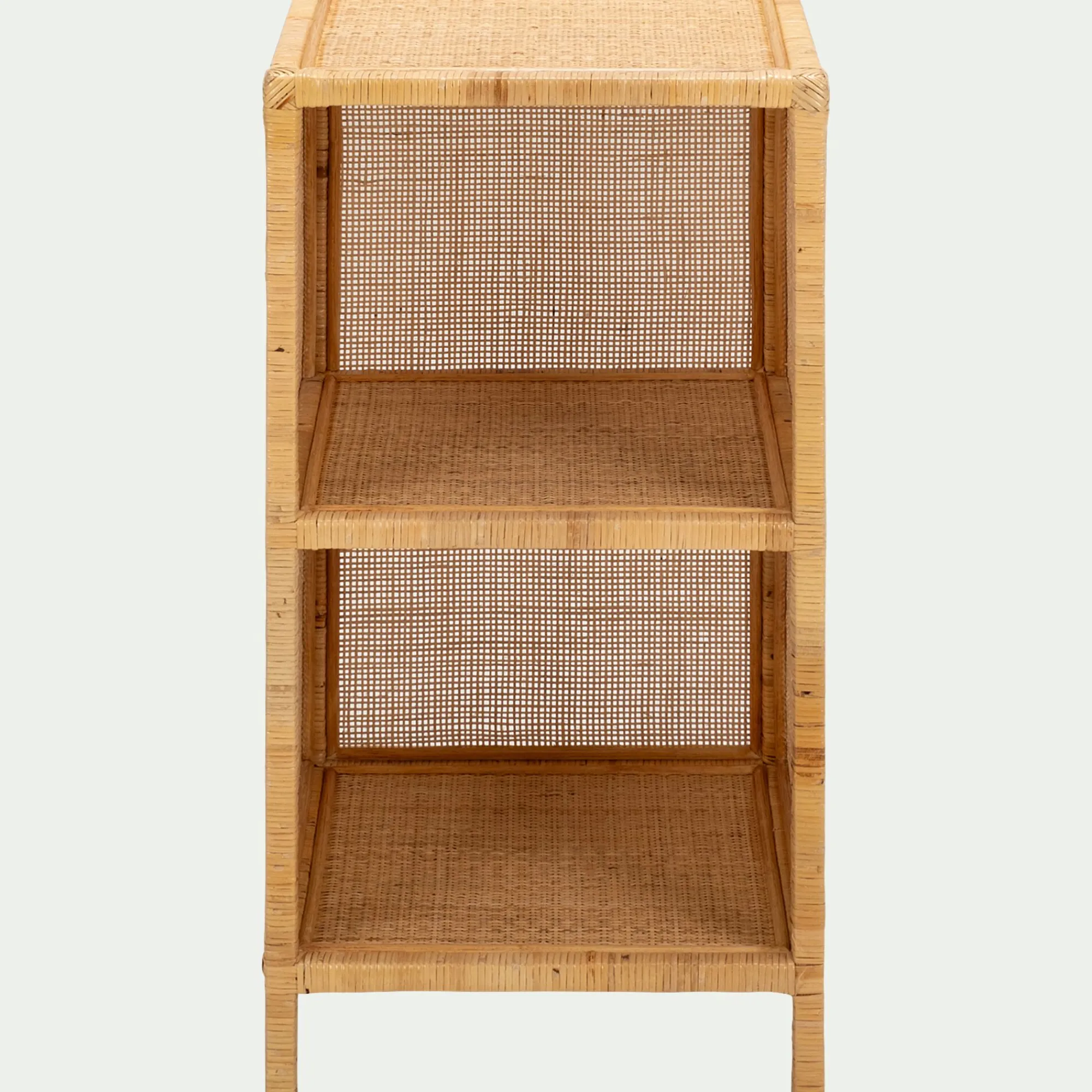 alinea Bibliothèque Enfant|Bibliothèque Enfant*Étagère 2 cases en rotin - Naturel