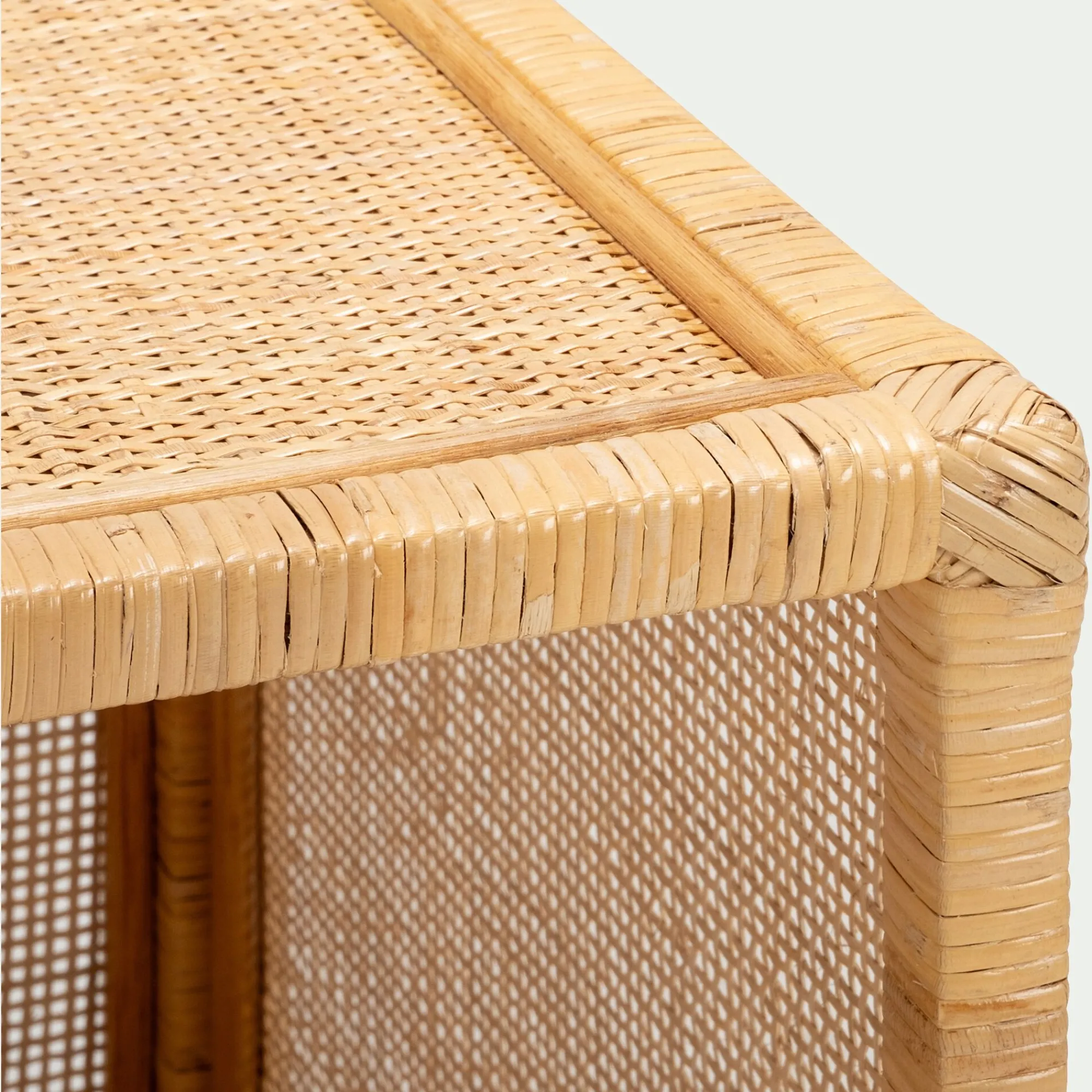 alinea Bibliothèque Enfant|Bibliothèque Enfant*Étagère 2 cases en rotin - Naturel