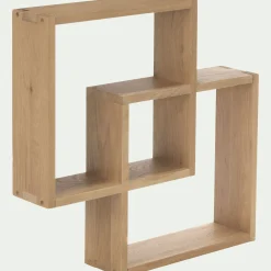 alinea Étagère Murale|Rangement À Composer*Étagère cube murale en chêne - L56cm Bois clair