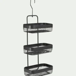 alinea Accessoire De Salle De Bain|Rangement De Salle De Bain*Étagère de douche en acier - Noir