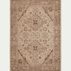 alinea Tapis De Salon*Tapis à motif oriental 120x170cm - Marron