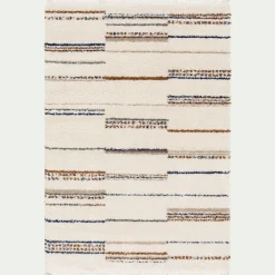 alinea Tapis De Salon*Tapis à motif strié 120x170cm - Beige