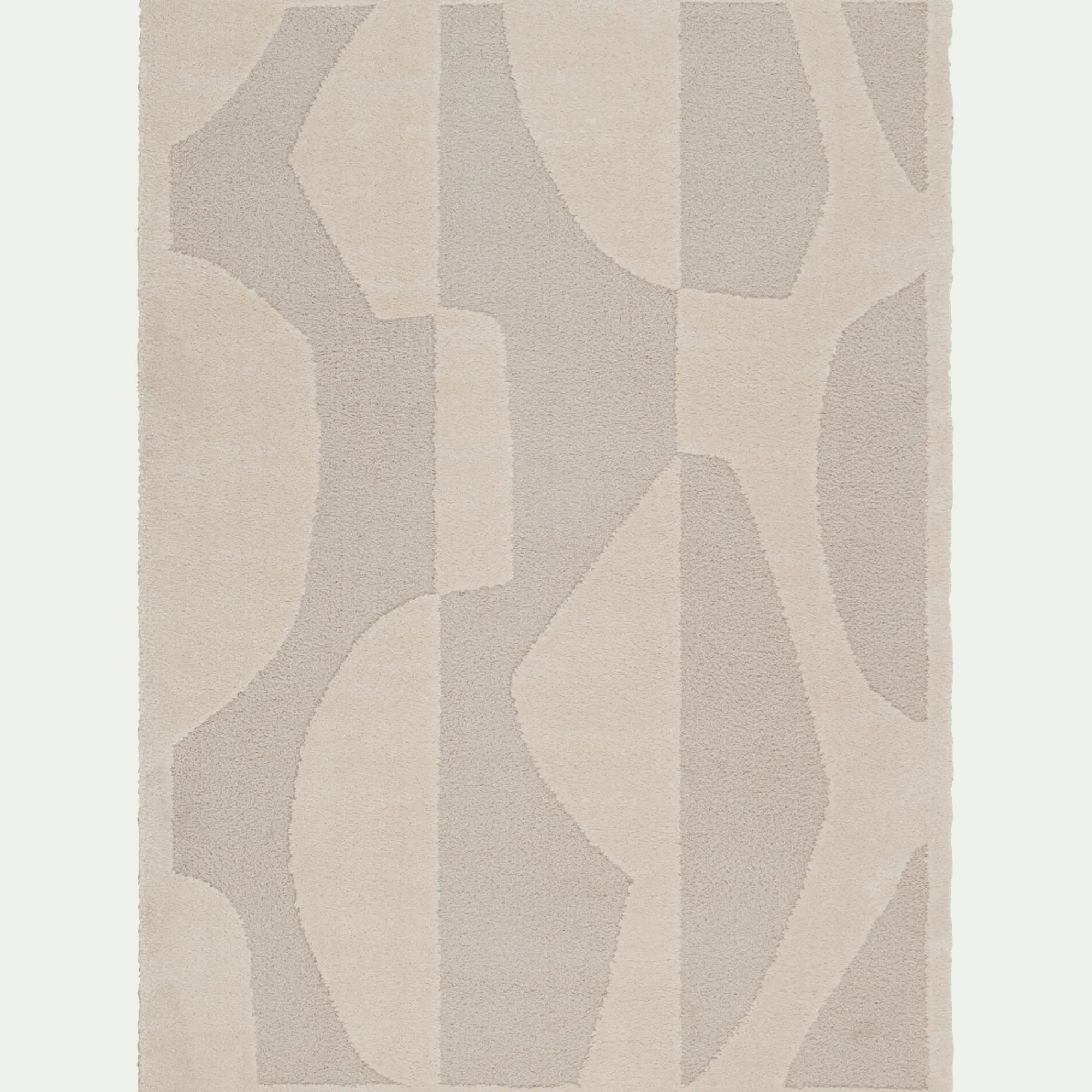 alinea Tapis De Salon*Tapis à motifs abstraits - 120x170cm Beige