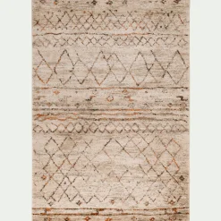 alinea Tapis De Salon|Tapis Berbère*Tapis à motifs berbères 133x190cm - écru Blanc
