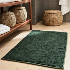alinea Tapis De Bain*Tapis de bain antidérapant 50x80cm - cèdre Vert