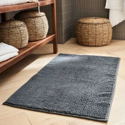 alinea Tapis De Bain|Accessoire De Salle De Bain*Tapis de bain antidérapant 50x80cm - restanque Gris