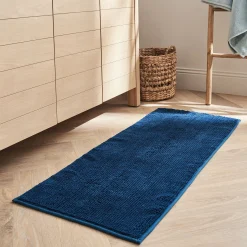 alinea Tapis De Bain*Tapis de bain chenille en polyester - figuerolles 50x120cm Bleu