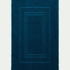 alinea Tapis De Bain*Tapis de bain en coton - figuerolles 60x110cm Bleu