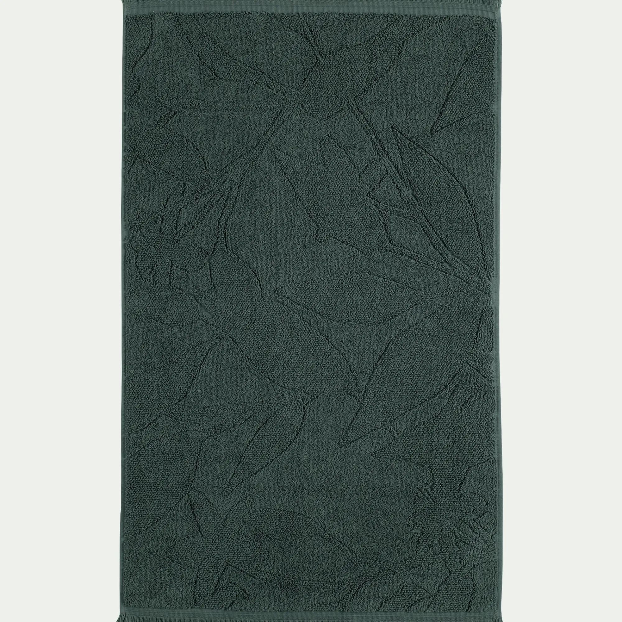 alinea Tapis De Bain*Tapis de bain en coton - cèdre 50x80cm Vert