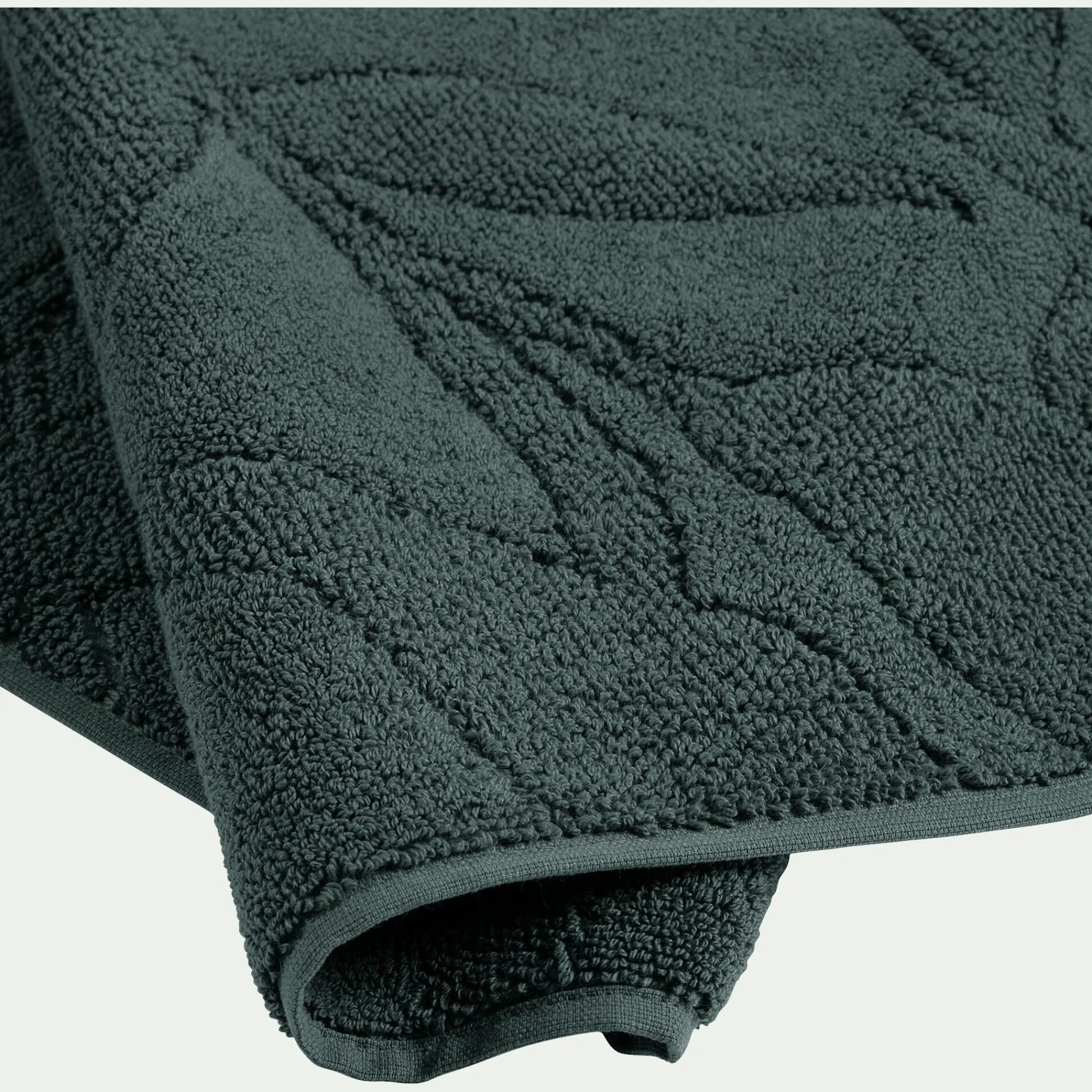 alinea Tapis De Bain*Tapis de bain en coton - cèdre 50x80cm Vert