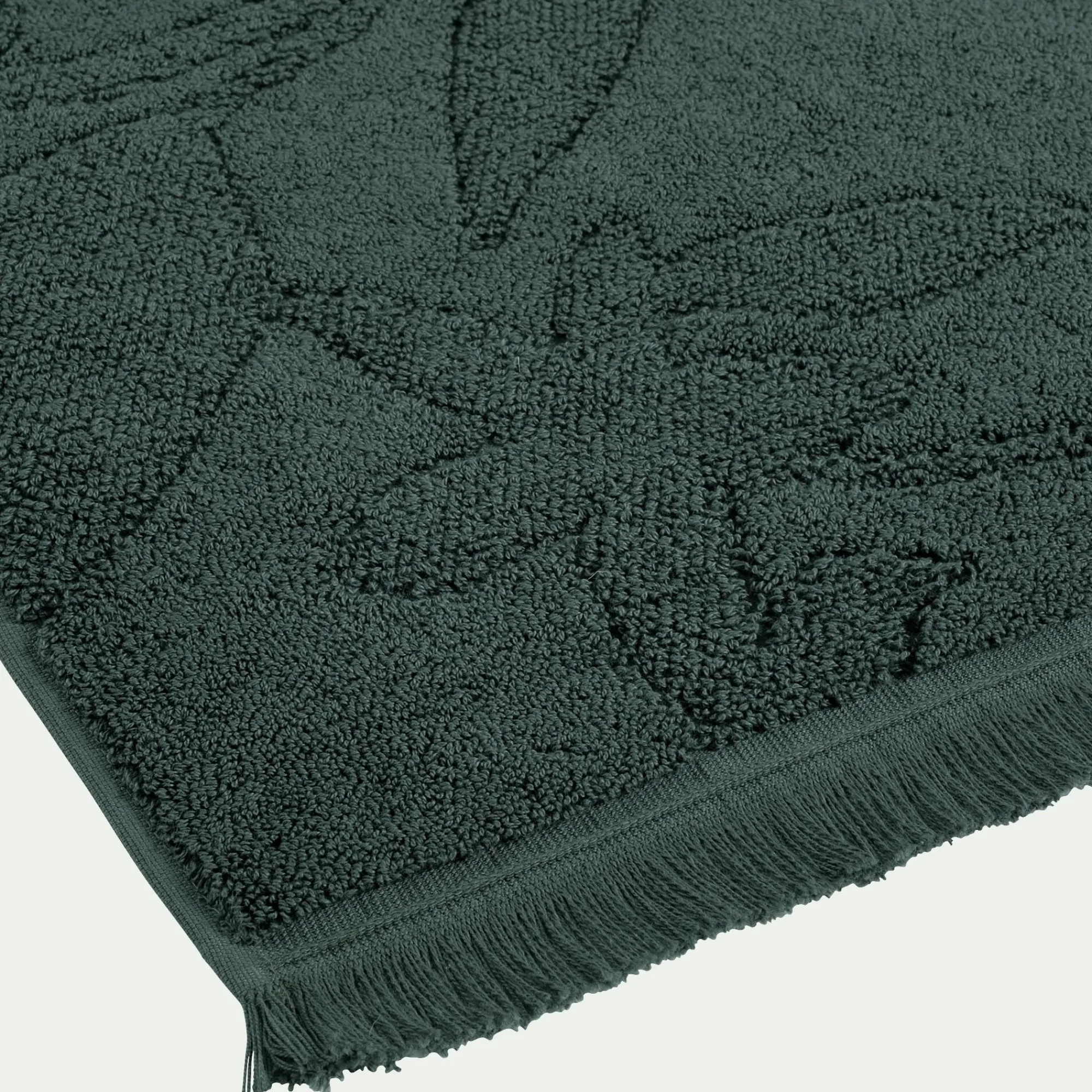alinea Tapis De Bain*Tapis de bain en coton - cèdre 50x80cm Vert