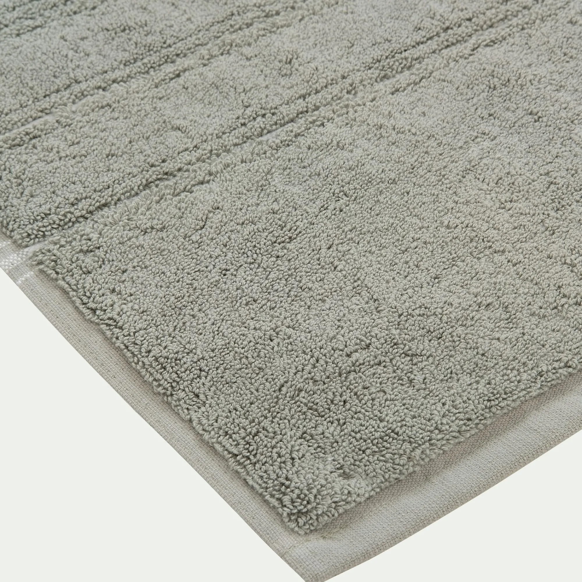 alinea Tapis De Bain*Tapis de bain en coton - olivier 50x80 cm Vert