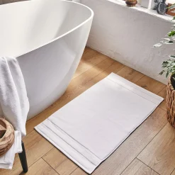 alinea Tapis De Bain*Tapis de bain qualité hôtelière en coton - 50x80cm Blanc