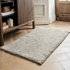alinea Tapis De Bain*Tapis de bain rectangulaire grand modèle - alpilles 100x60cm Beige
