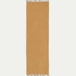 alinea Tapis En Laine|Tapis En Jute*Tapis de couloir et laine et jute 60x200cm - Jaune