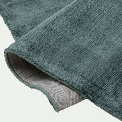 alinea Tapis Uni|Tapis De Salon*Tapis frangé en velours 160x230cm - eucalyptus Vert
