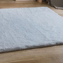 alinea Tapis Uni|Tapis De Salon*Tapis imitation fourrure - 120x160cm Gris