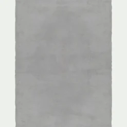alinea Tapis Uni|Tapis De Salon*Tapis imitation fourrure - 120x160cm Gris