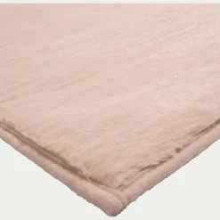 alinea Tapis Uni|Tapis De Salon*Tapis imitation fourrure - argile 150x200cm Rose