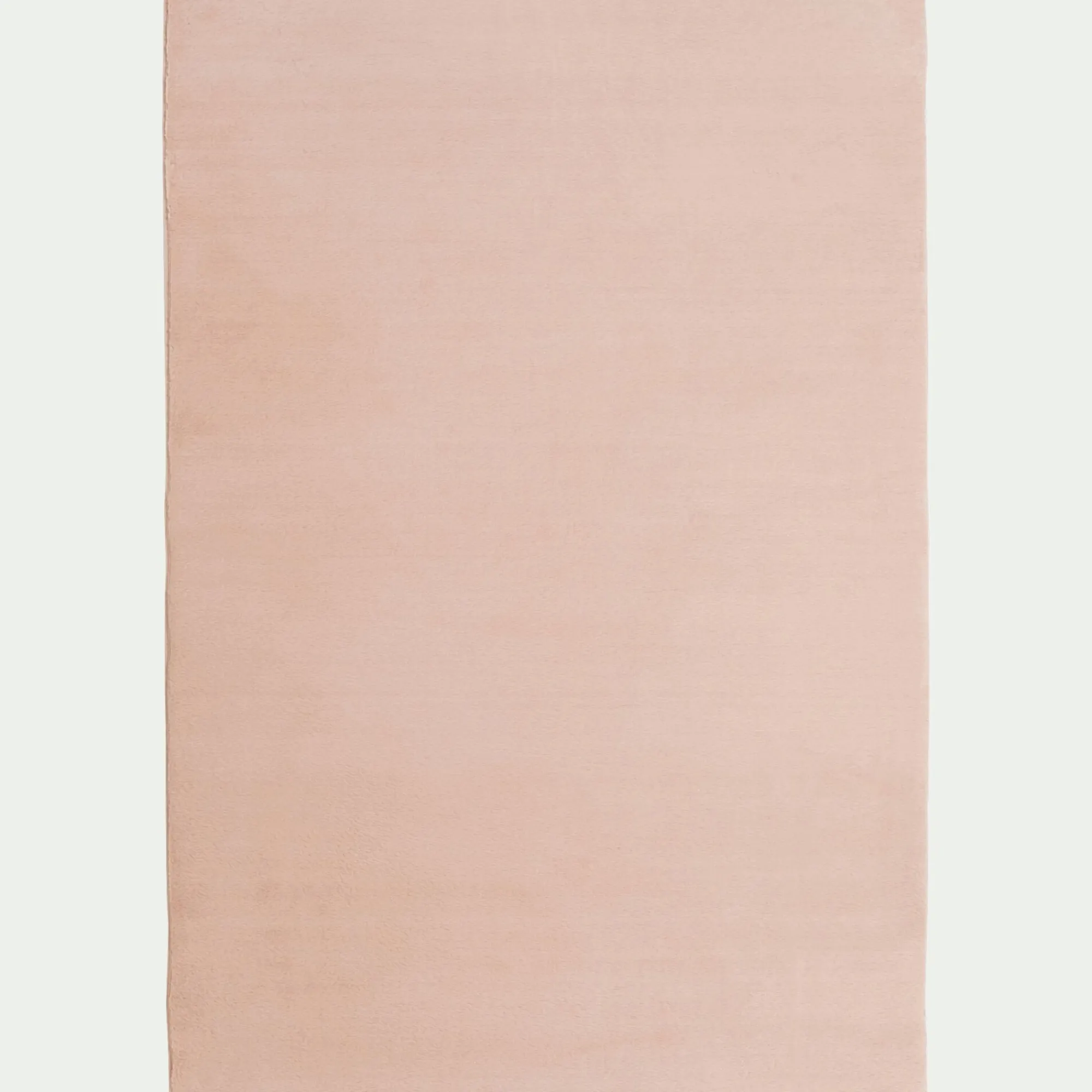 alinea Tapis Uni|Tapis De Salon*Tapis imitation fourrure - argile 150x200cm Rose