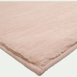 alinea Tapis Uni|Tapis De Salon*Tapis imitation fourrure - argile 150x200cm Rose