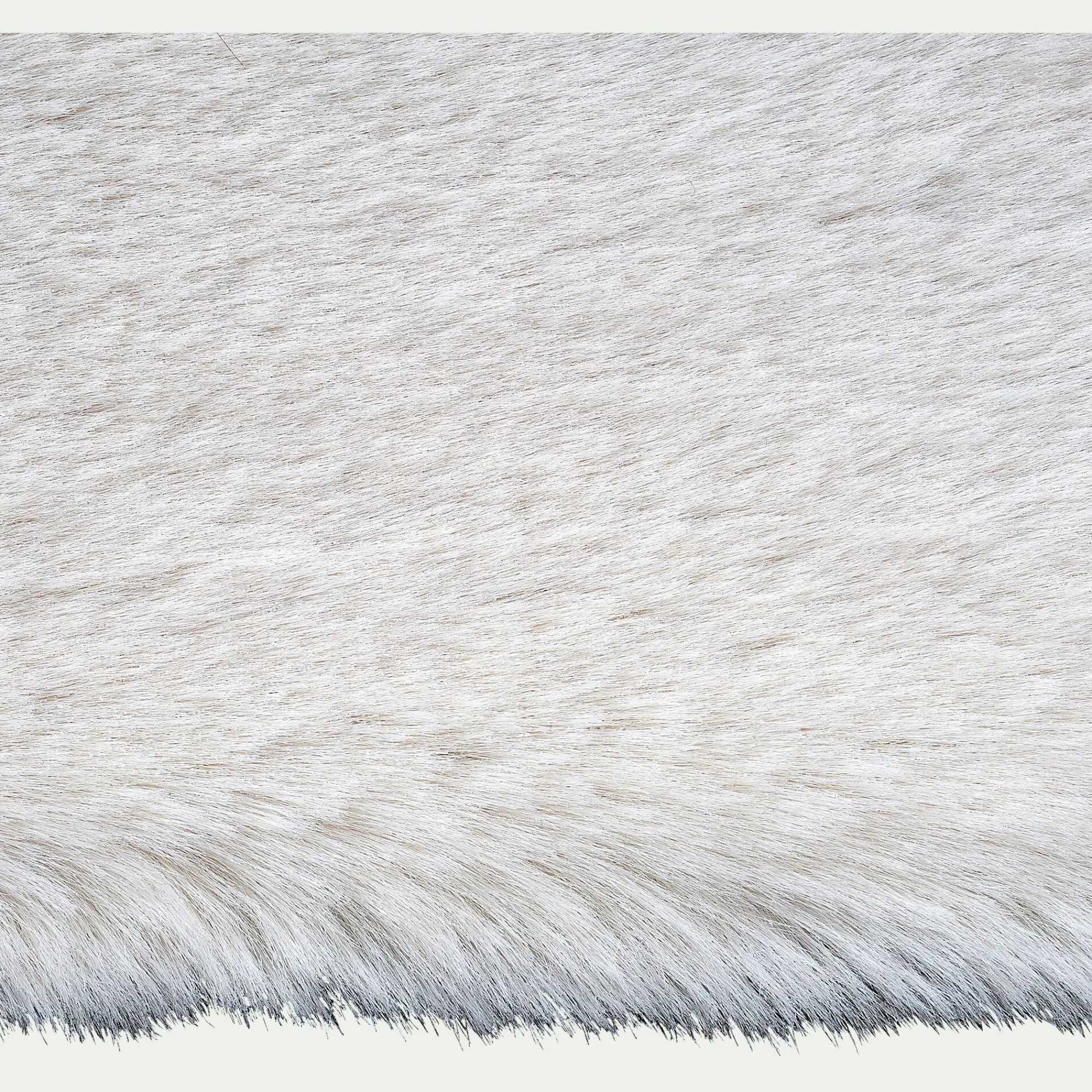 alinea Tapis Uni|Tapis De Salon*Tapis imitation fourrure - 120x160cm Beige