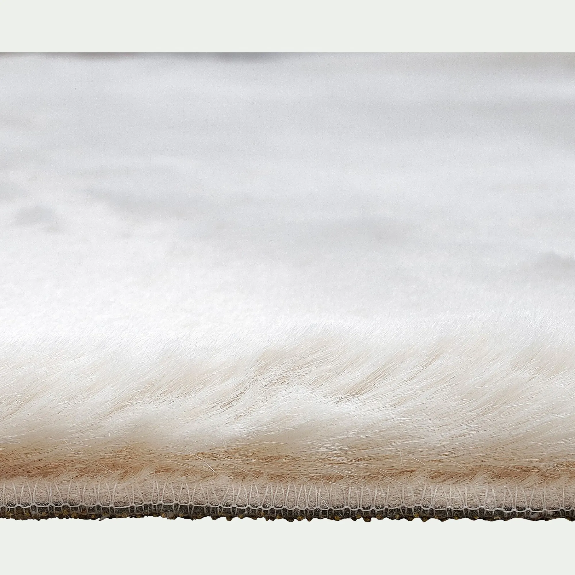 alinea Tapis Uni|Tapis De Salon*Tapis imitation fourrure - 120x160cm Beige