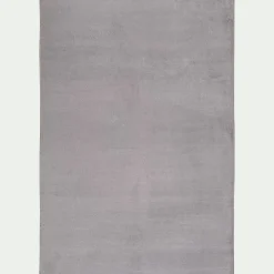 alinea Tapis Uni|Tapis De Salon*Tapis imitation fourrure - restanque 150x200cm Gris