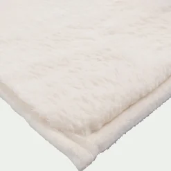 alinea Tapis Uni|Tapis De Salon*Tapis imitation fourrure - ventoux 150x200cm Blanc