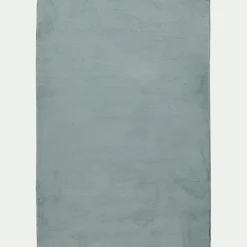 alinea Tapis Uni|Tapis De Salon*Tapis imitation fourrure - calaluna 150x200cm Bleu